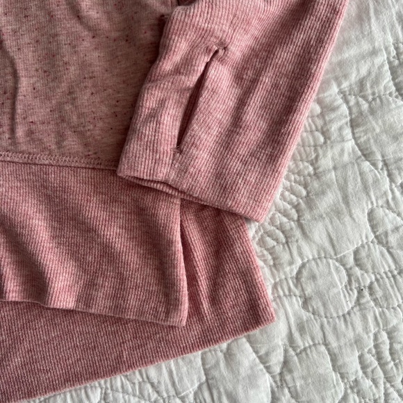 Athleta Pink Long Sleeve Sweatshirt with Thumbholes - Picture 4 of 4